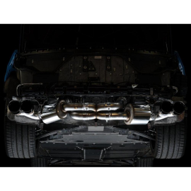 AWE 2020 Chevrolet Corvette (C8) Touring Edition Exhaust - Quad Diamond Black Tips