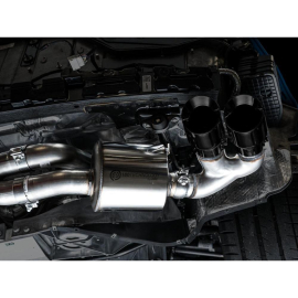 AWE 2020 Chevrolet Corvette (C8) Touring Edition Exhaust - Quad Diamond Black Tips