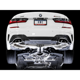 AWE 2019+ BMW M340i (G20) Track Edition Exhaust (Use OE Tips)