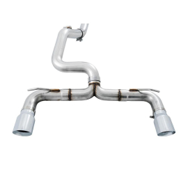 AWE Ford Focus RS Track Edition Cat-back Exhaust - Chrome Silver Tips