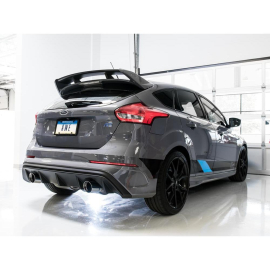 AWE Ford Focus RS Touring Edition Cat-back Exhaust- Resonated - Chrome Silver Tips