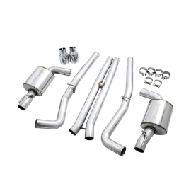 AWE 2015+ Dodge Charger 6.4L/6.2L SC Non-Resonated Touring Edition Exhaust - Silver Tips