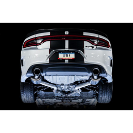 AWE 2015+ Dodge Charger 6.4L/6.2L SC Non-Resonated Touring Edition Exhaust - Silver Tips