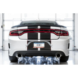 AWE 2017+ Dodge Charger 5.7L Touring Edition Exhaust - Non-Resonated - Chrome Silver Tips