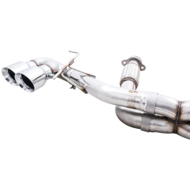 AWE 2020 Chevrolet Corvette (C8) Track Edition Exhaust - Quad Chrome Silver Tips