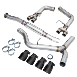 AWE Subaru WRX/STI VA/GV Sedan Track Edition Exhaust - Diamond Black Tips (102mm)