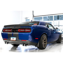 AWE 2017+ Challenger 5.7 Touring Edition Exhaust - Non-Resonated - Diamond Black Quad Tips