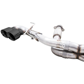 AWE 2020 Chevrolet Corvette (C8) Track Edition Exhaust - Quad Diamond Black Tips