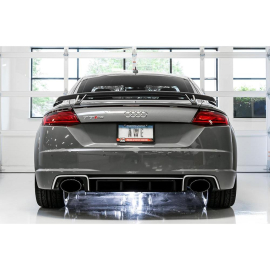 AWE 18-19 Audi TT RS 2.5L Turbo Coupe 8S/MK3 SwitchPath Exhaust w/Diamond Black RS-Style Tips