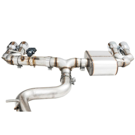 AWE Audi 8V S3 SwitchPath Exhaust - Chrome Silver Tips 102mm