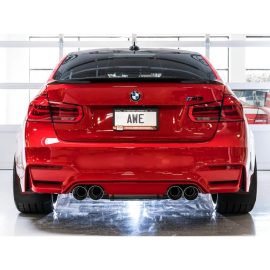 AWE BMW F8X M3/M4 SwitchPath Catback Exhaust - Chrome Silver Tips