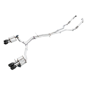 AWE Audi B9 S5 Sportback SwitchPath Exhaust - Non-Resonated (Black 102mm Tips)