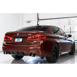 AWE 18-19 BMW M5 (F90) 4.4T AWD SwitchPath Axle-back Exhaust - Diamond Black Tips