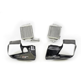 AWE Audi 2.7T Performance Intercooler Kit - Carbon Fiber Shrouds