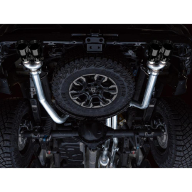 AWE 0FG Catback Exhaust for Silverado ZR2/Sierra AT4X - Quad Diamond Black Tips