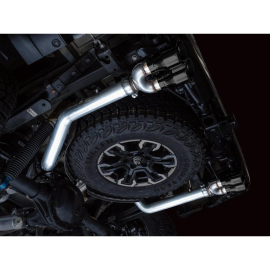 AWE 0FG Catback Exhaust for Silverado ZR2/Sierra AT4X - Quad Diamond Black Tips