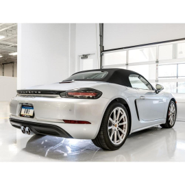 AWE SwitchPath Exhaust for Porsche 718 Boxster / Cayman (PSE Only) - Chrome Silver Tips