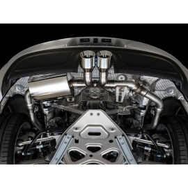 AWE SwitchPath Exhaust for Porsche 718 Boxster / Cayman (PSE Only) - Chrome Silver Tips