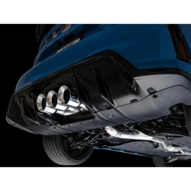 AWE Touring Edition Exhaust for FL5 Civic Type R - Triple Chrome Silver Tips