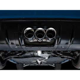 AWE Touring Edition Exhaust for FL5 Civic Type R - Triple Chrome Silver Tips