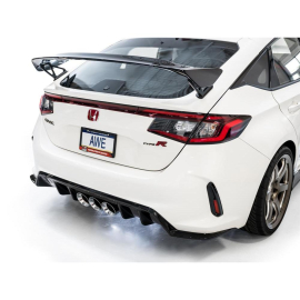 AWE Touring Edition Exhaust for FL5 Civic Type R - Triple Chrome Silver Tips