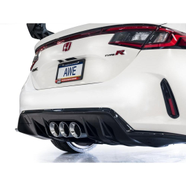 AWE Touring Edition Exhaust for FL5 Civic Type R - Triple Chrome Silver Tips