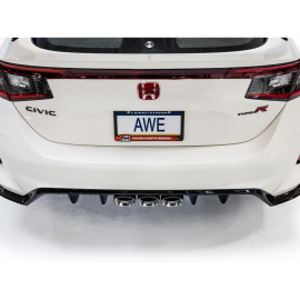 AWE Touring Edition Exhaust for FL5 Civic Type R - Triple Chrome Silver Tips