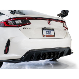 AWE Touring Edition Exhaust for FL5 Civic Type R - Triple Diamond Black Tips