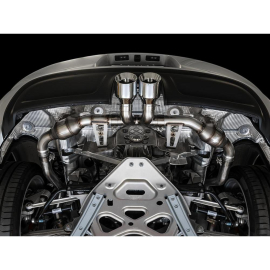 AWE Touring Edition Exhaust for Porsche 718 Boxster / Cayman - Chrome Silver Tips