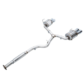 AWE Touring Edition Exhaust for VB Subaru WRX - Chrome Silver Tips