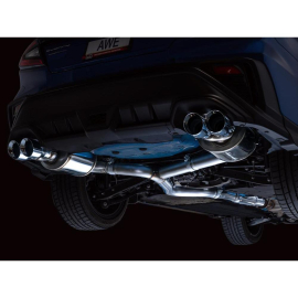 AWE Touring Edition Exhaust for VB Subaru WRX - Chrome Silver Tips