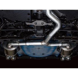 AWE Touring Edition Exhaust for VB Subaru WRX - Chrome Silver Tips