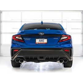 AWE Touring Edition Exhaust for VB Subaru WRX - Chrome Silver Tips