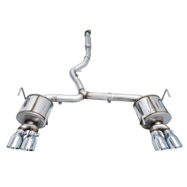 AWE Touring Edition Exhaust for VB Subaru WRX - Chrome Silver Tips