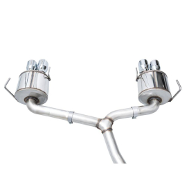 AWE Touring Edition Exhaust for VB Subaru WRX - Chrome Silver Tips