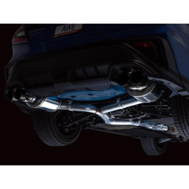 AWE Touring Edition Exhaust for VB Subaru WRX - Diamond Black Tips