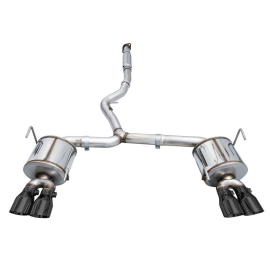 AWE Touring Edition Exhaust for VB Subaru WRX - Diamond Black Tips