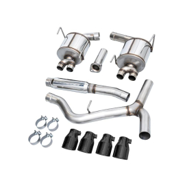 AWE Touring Edition Exhaust for VB Subaru WRX - Diamond Black Tips