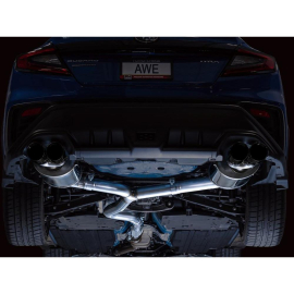 AWE Touring Edition Exhaust for VB Subaru WRX - Diamond Black Tips