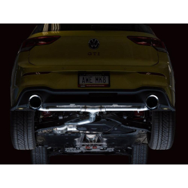 AWE Touring Edition Exhaust for VW MK8 GTI - Chrome Silver Tips