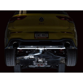 AWE Touring Edition Exhaust for VW MK8 GTI - Diamond Black Tips