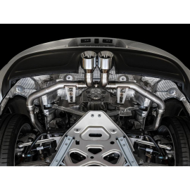 AWE Track Edition Exhaust for Porsche 718 Boxster / Cayman - Chrome Silver Tips