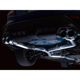 AWE Track Edition Exhaust for VB Subaru WRX - Chrome Silver Tips