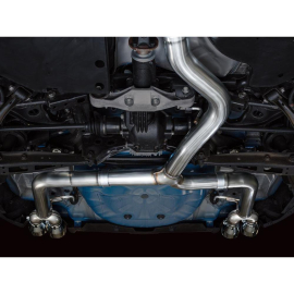 AWE Track Edition Exhaust for VB Subaru WRX - Chrome Silver Tips