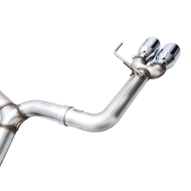 AWE Track Edition Exhaust for VB Subaru WRX - Chrome Silver Tips