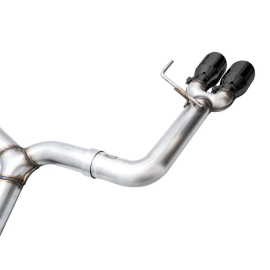 AWE Track Edition Exhaust for VB Subaru WRX - Diamond Black Tips