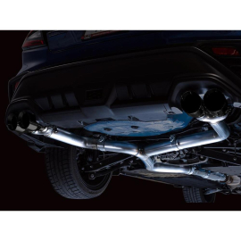 AWE Track Edition Exhaust for VB Subaru WRX - Diamond Black Tips