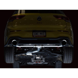 AWE Track Edition Exhaust for VW MK8 GTI - Chrome Silver Tips