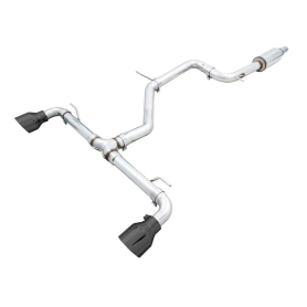 AWE Track Edition Exhaust for VW MK8 GTI - Diamond Black Tips