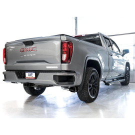 AWE 0FG Catback Dual Side Exit Exhaust for 4th Gen Silverado/Sierra 1500 5.3L (Flat Bumper) - Diamond Black Tips